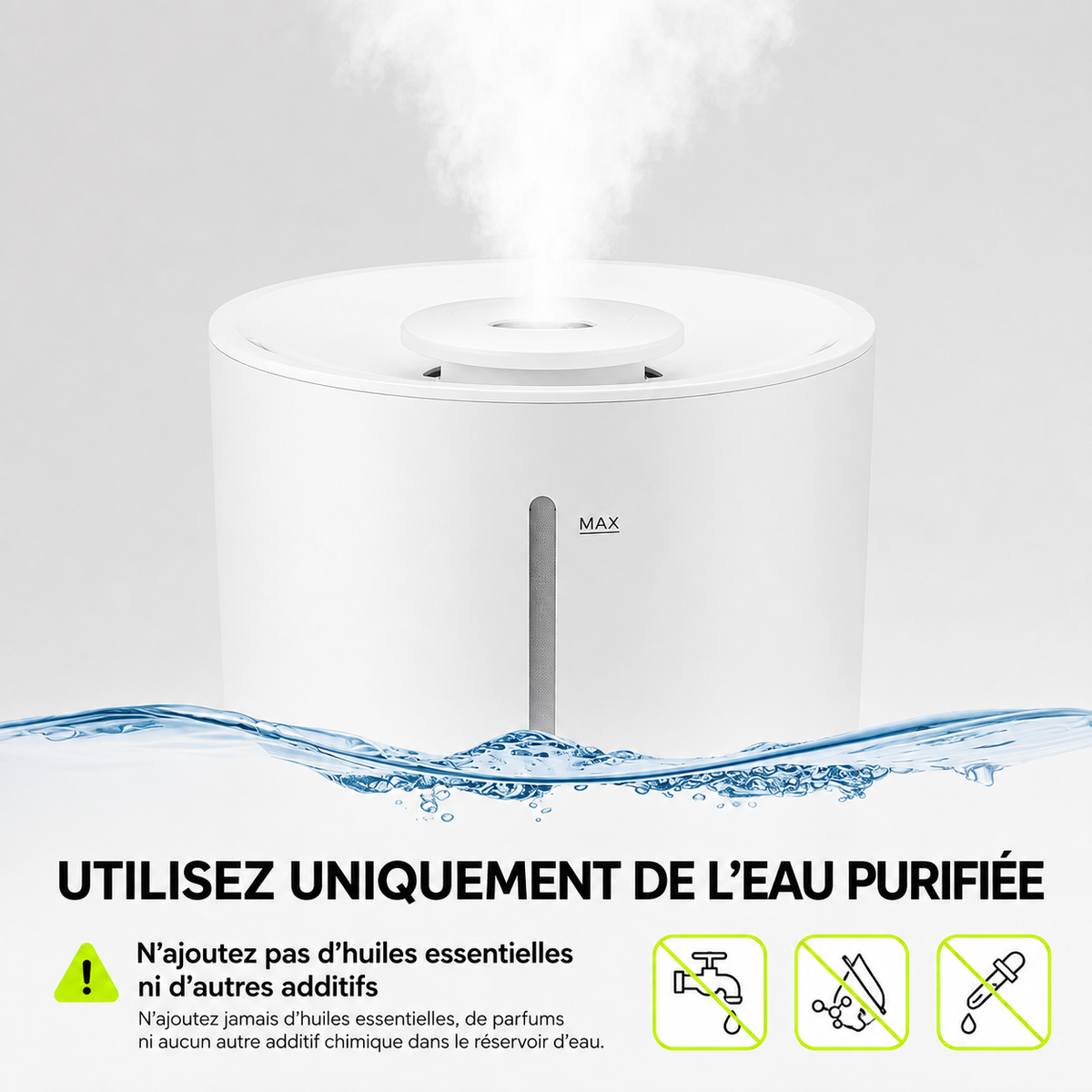 ORYN Mist H4 — Humidificateur ultrasonique 4L