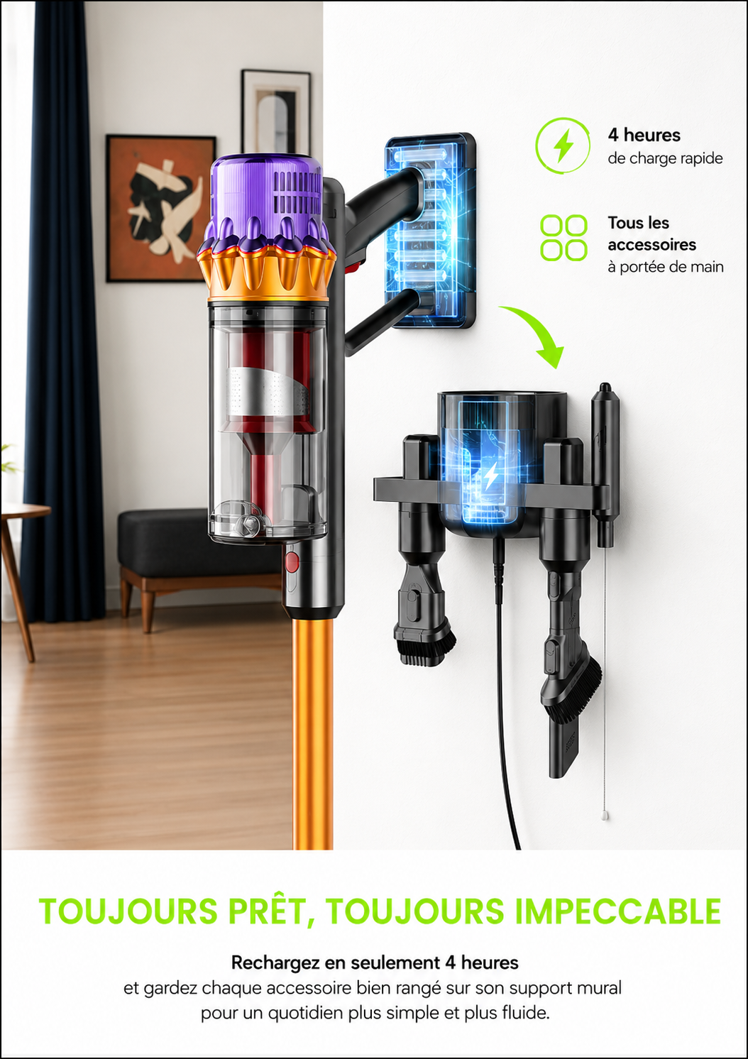 ORYN Vac E5 — Aspirateur balai sans fil