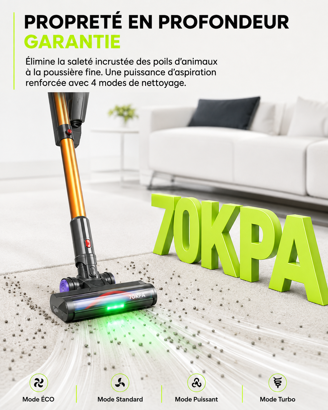 ORYN Vac E5 — Aspirateur balai sans fil