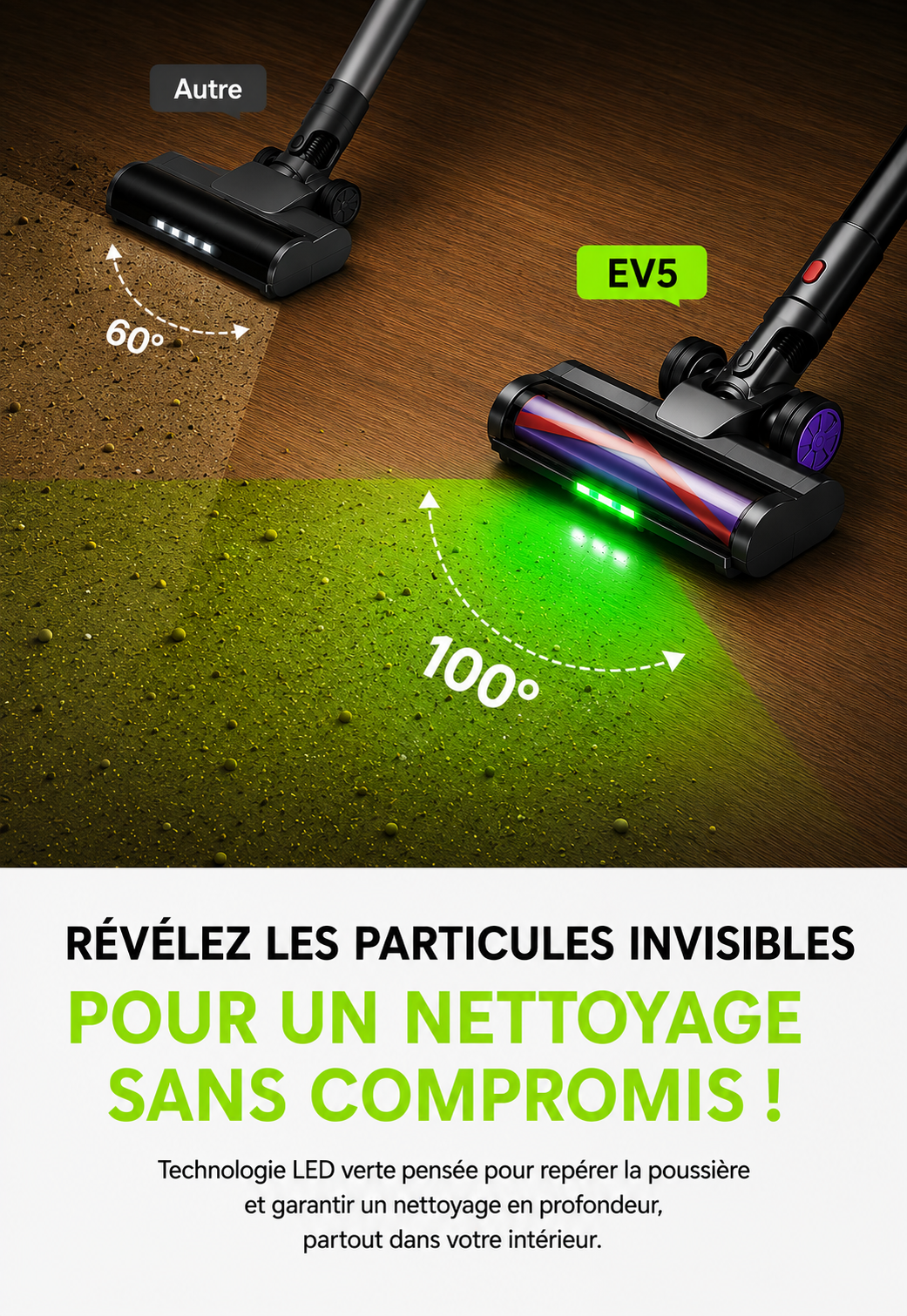 ORYN Vac E5 — Aspirateur balai sans fil