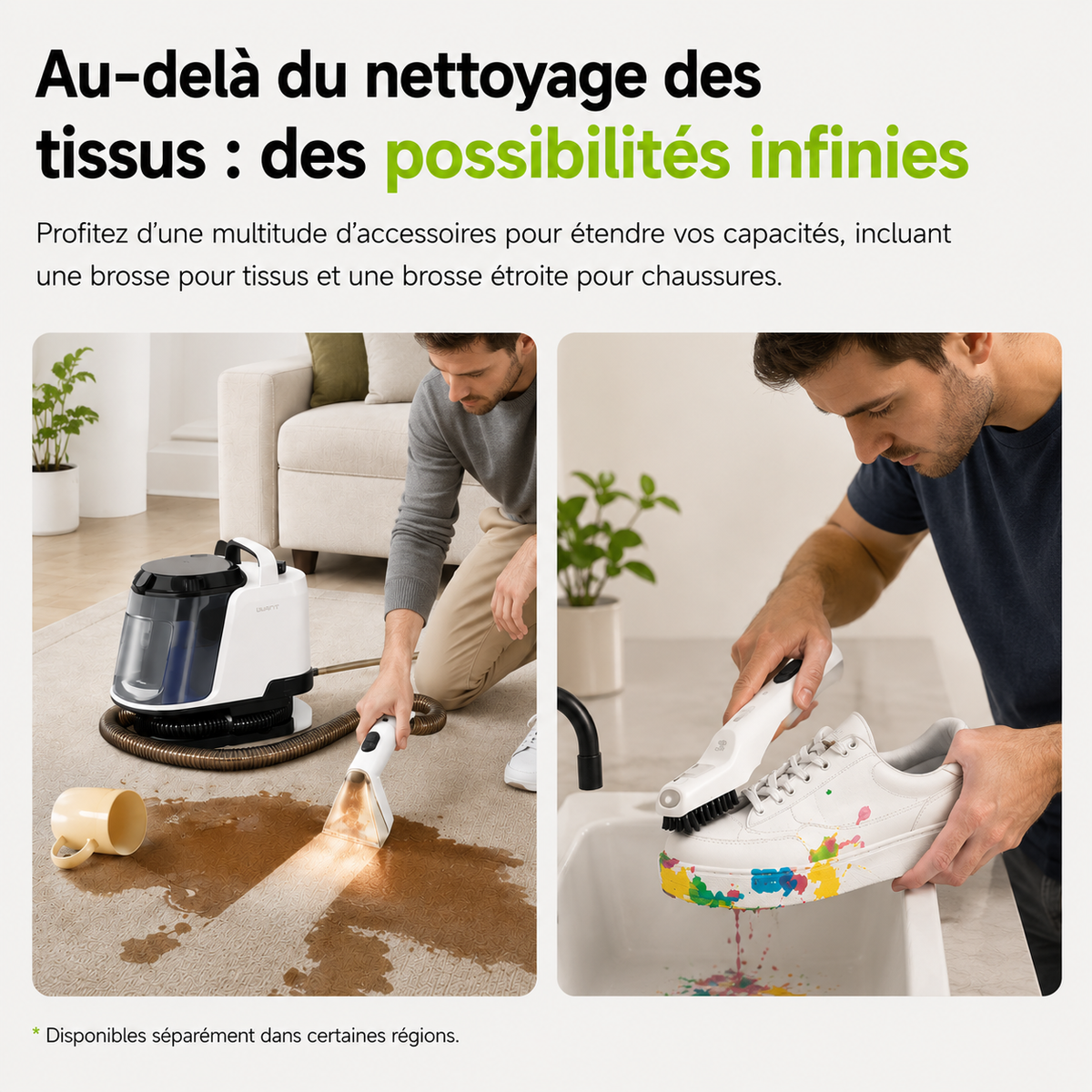 ORYN Vac Y1 — Shampouineuse multi-surfaces
