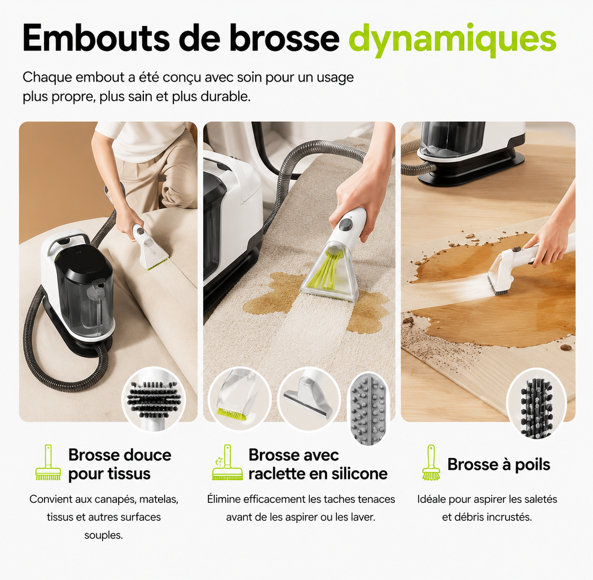 ORYN Vac Y1 — Shampouineuse multi-surfaces
