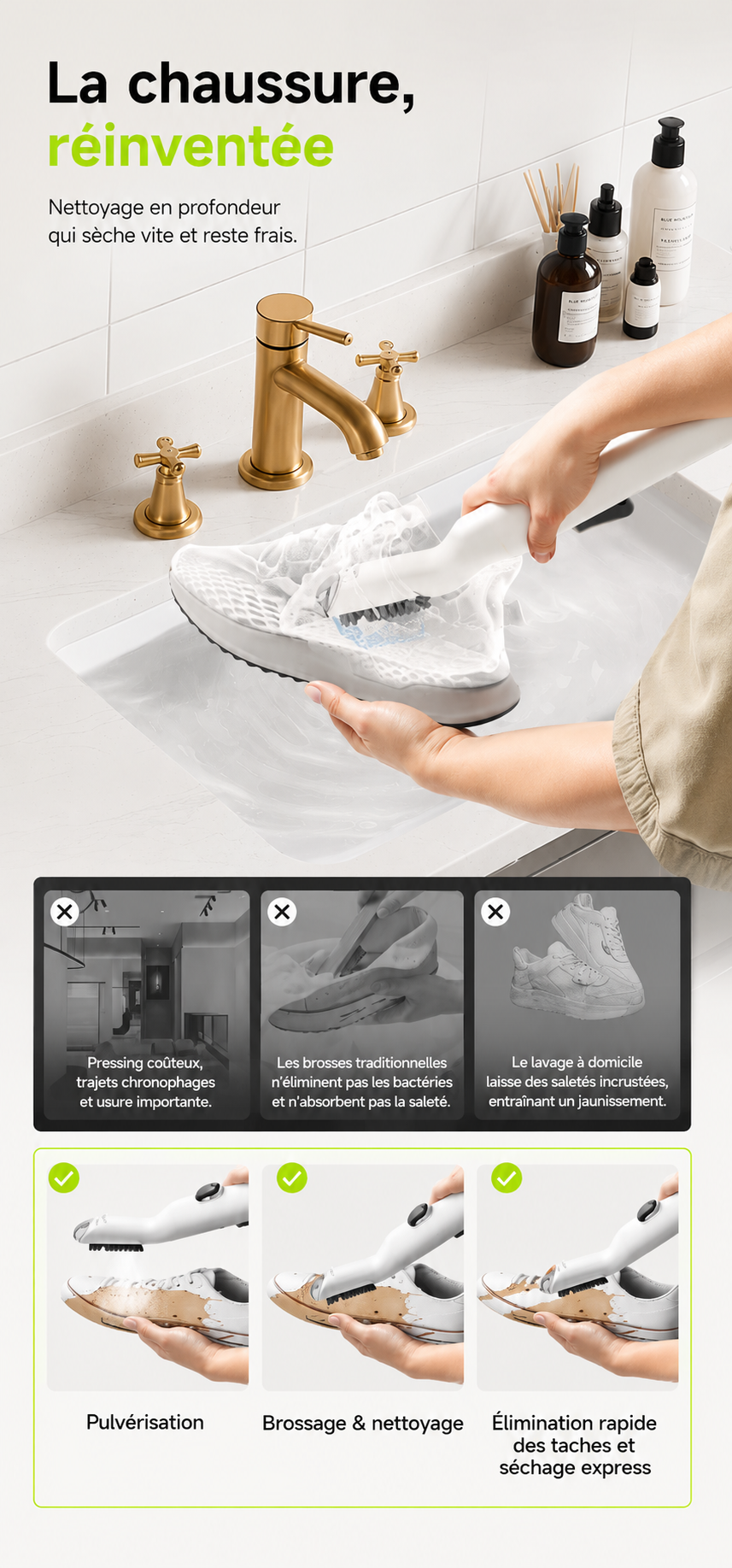 ORYN Vac Y1 — Shampouineuse multi-surfaces