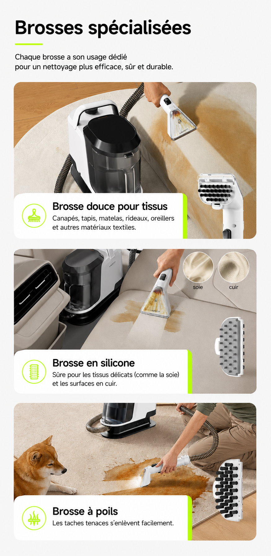 ORYN Vac Y1 — Shampouineuse multi-surfaces