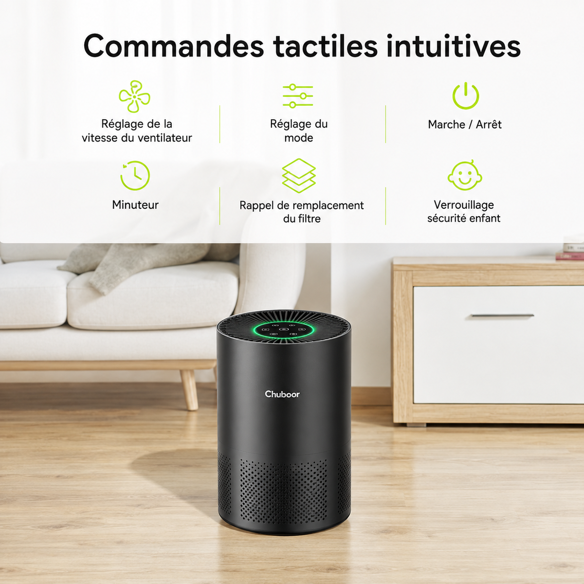 ORYN Sense PJ01 — Purificateur d'air grande surface