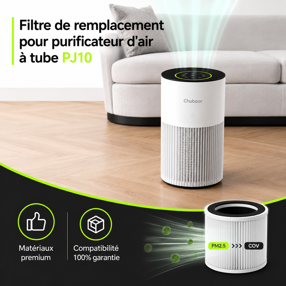 HEPA PJ10 — Filtre de rechange pour ORYN sensePJ10