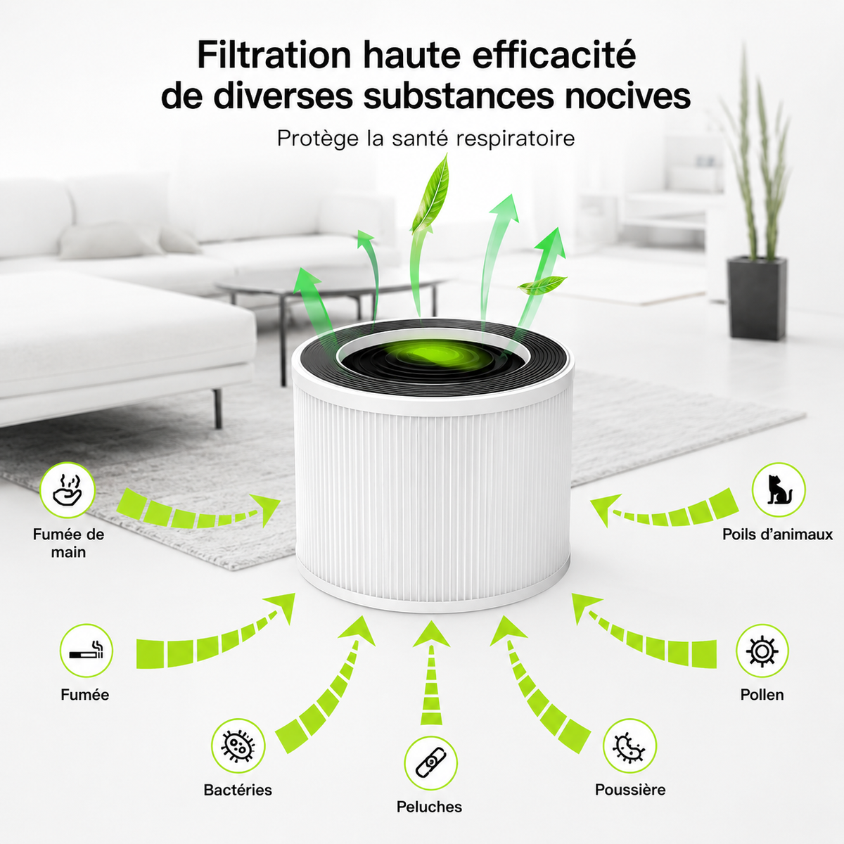HEPA PJ10 — Filtre de rechange pour ORYN sensePJ10