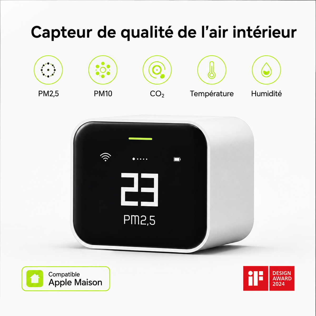 ORYN Watch Q1 — Moniteur de qualité d'air