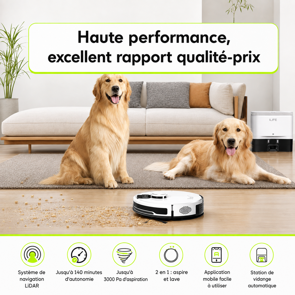 ORYN Vac R12 — Robot aspirateur laveur
