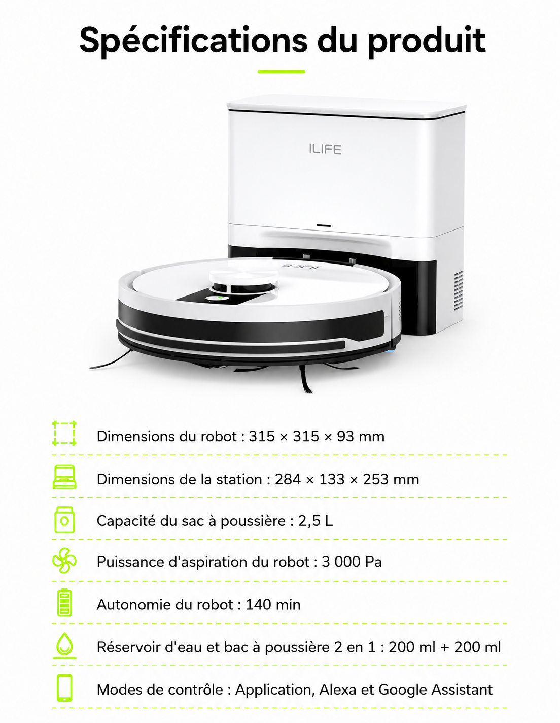 ORYN Vac R12 — Robot aspirateur laveur