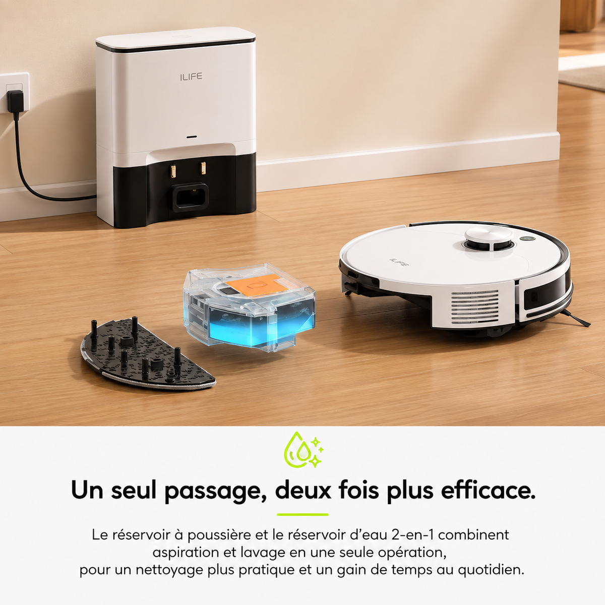 ORYN Vac R30 Pro — Robot aspirateur laveur