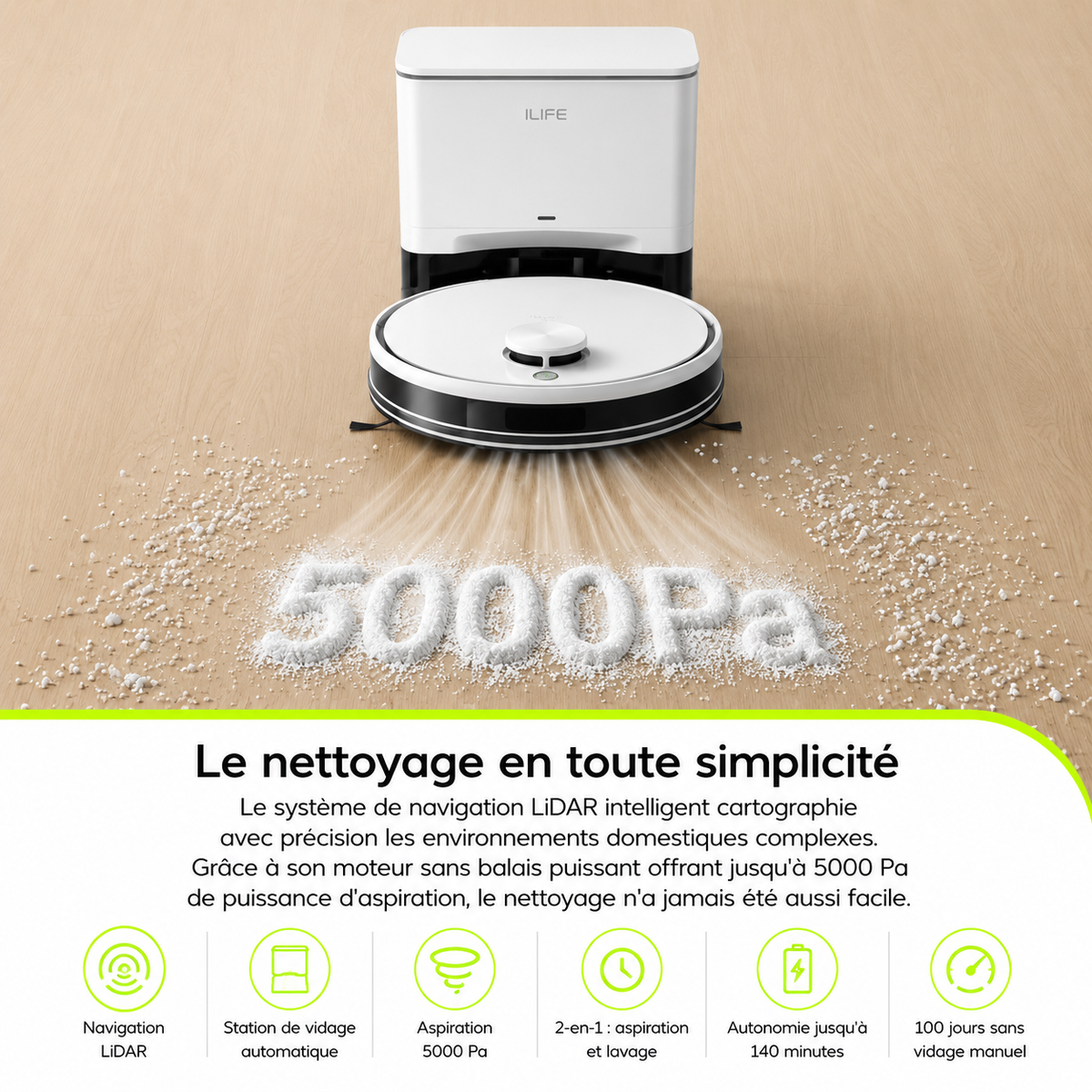 ORYN Vac R30 Pro — Robot aspirateur laveur