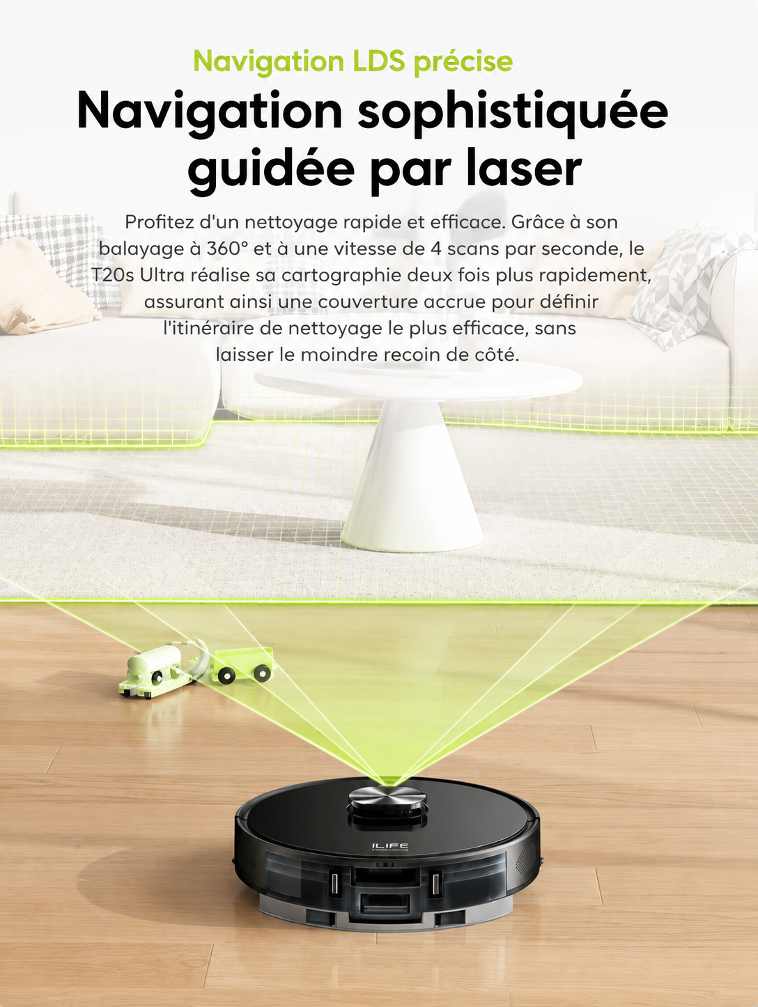 ORYN Vac R20 Ultra — Robot aspirateur laveur