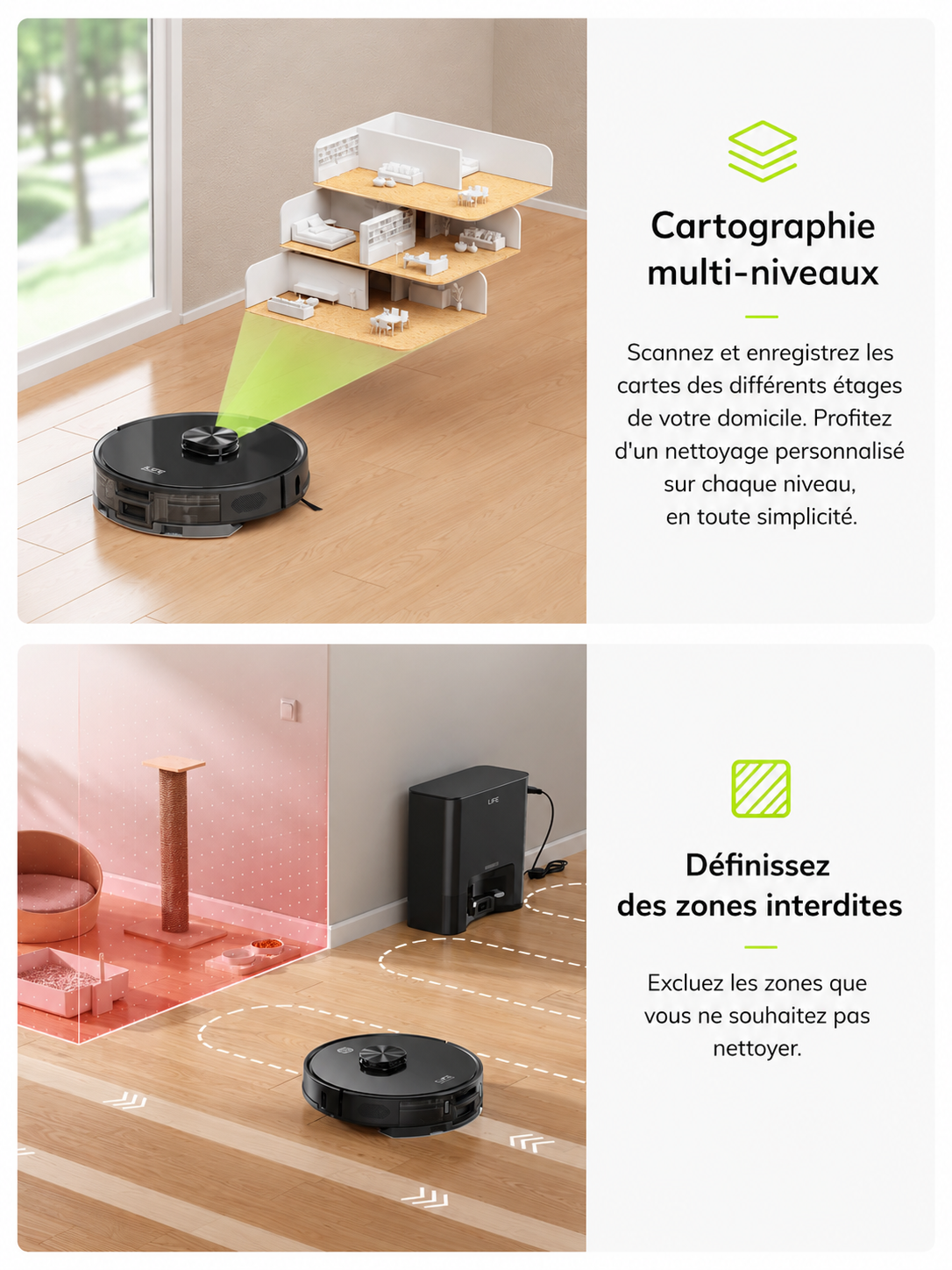 ORYN Vac R20 Ultra — Robot aspirateur laveur