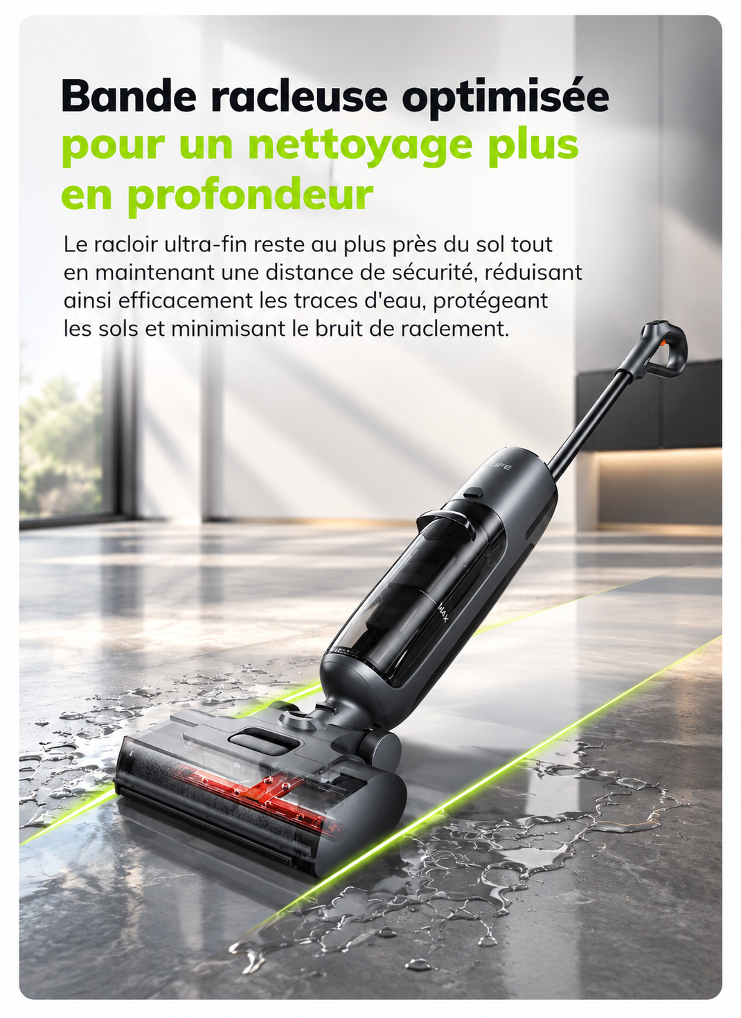 ORYN Vac W9 — Aspirateur balai laveur sans fil